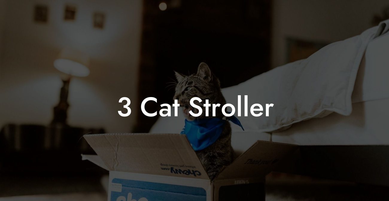 3 Cat Stroller