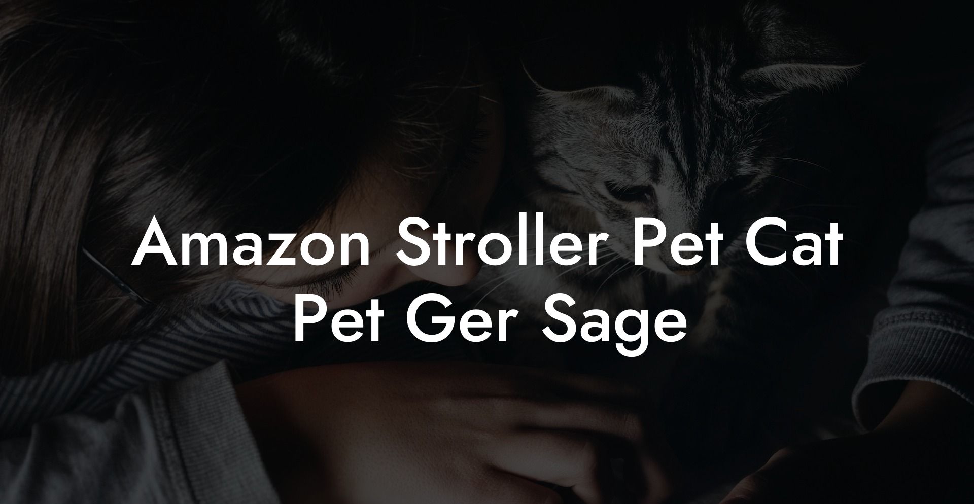 Amazon Stroller Pet Cat Pet Ger Sage