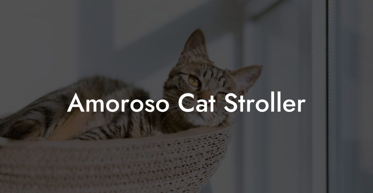 Amoroso Cat Stroller