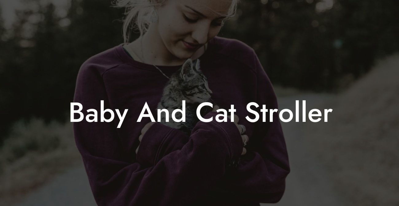 Baby And Cat Stroller