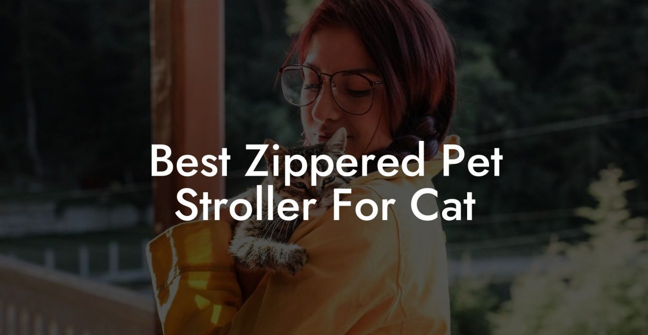 Best Zippered Pet Stroller For Cat