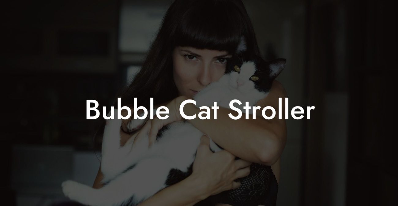 Bubble Cat Stroller