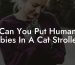 Can You Put Human Babies In A Cat Stroller?