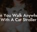 Can You Walk Anywhere With A Cat Stroller