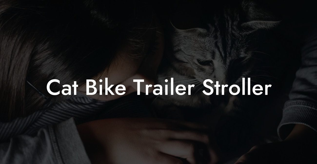 Cat Bike Trailer Stroller