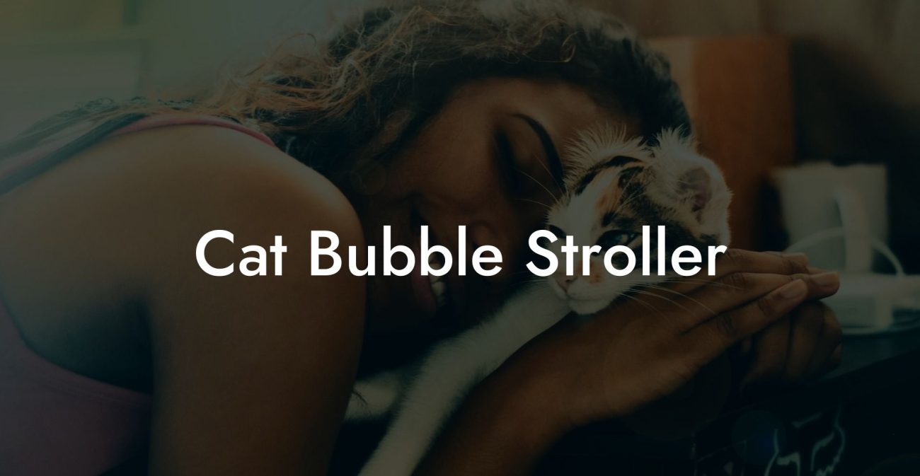 Cat Bubble Stroller