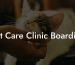 Cat Care Clinic Boarding