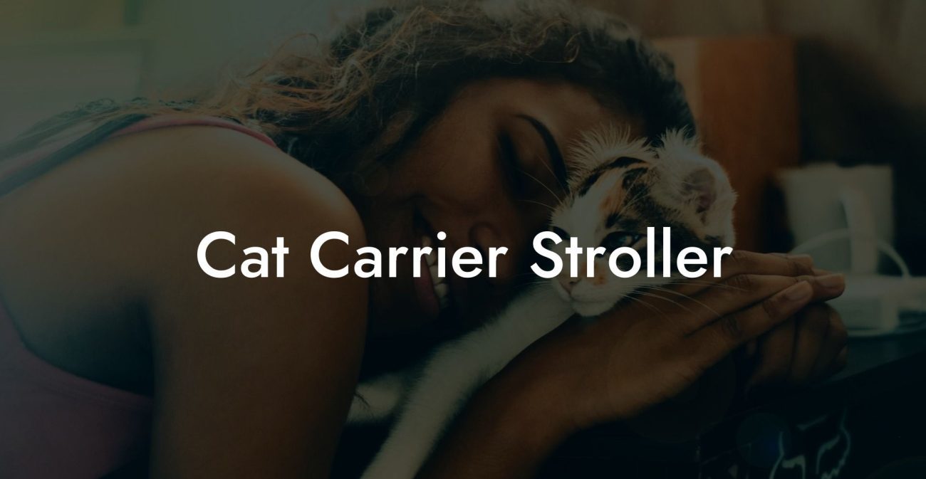 Cat Carrier Stroller