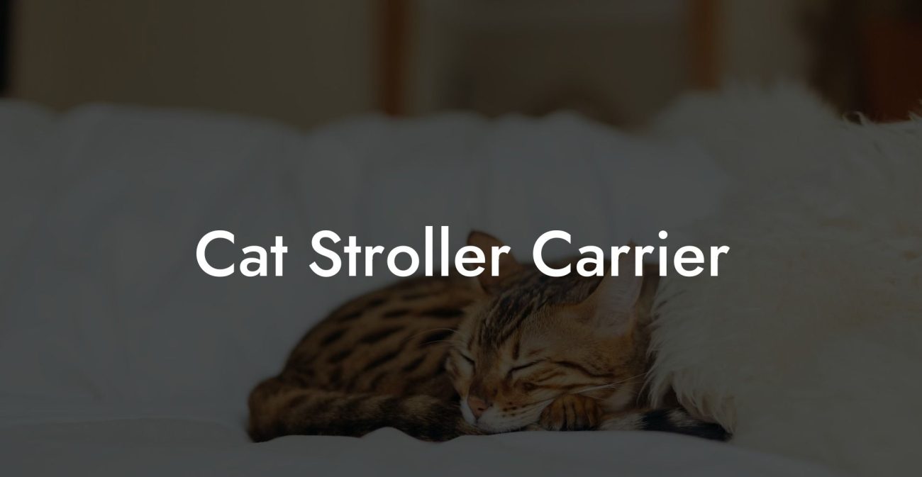 Cat Stroller Carrier