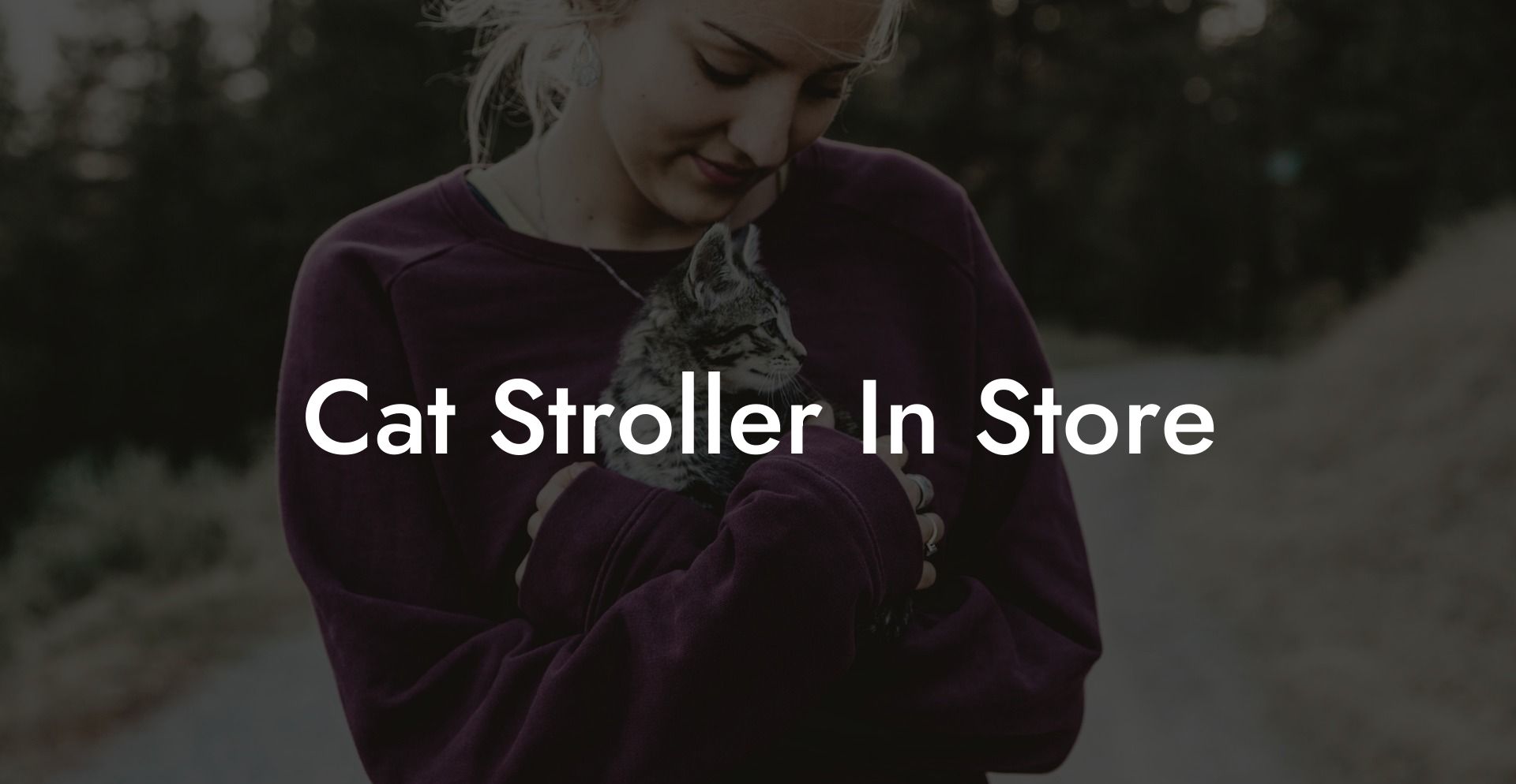 Cat Stroller In Store
