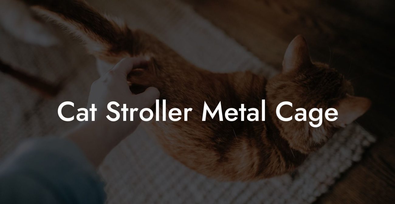 Cat Stroller Metal Cage