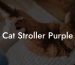 Cat Stroller Purple