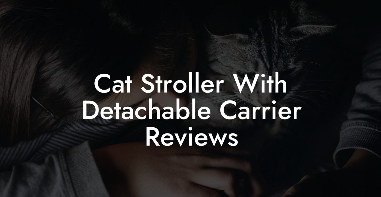 Cat Stroller With Detachable Carrier Reviews