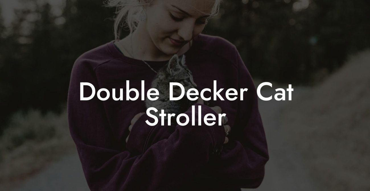 Double Decker Cat Stroller