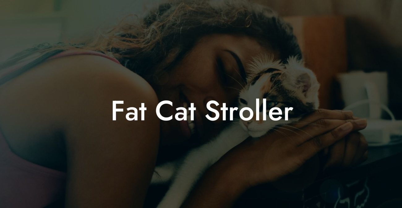 Fat Cat Stroller