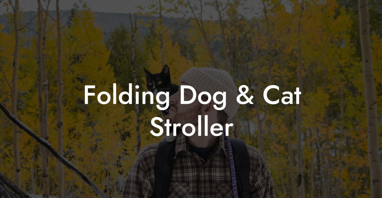 Folding Dog & Cat Stroller