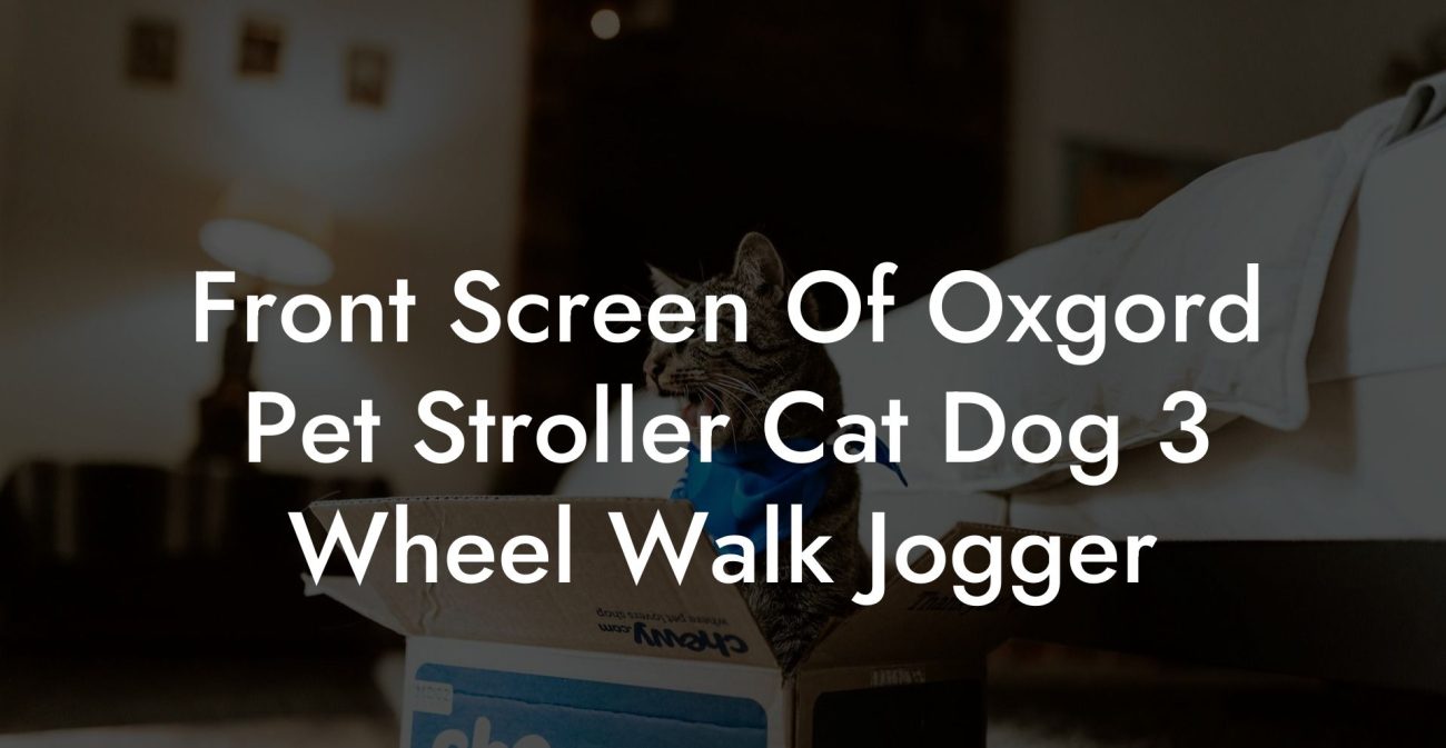 Front Screen Of Oxgord Pet Stroller Cat Dog 3 Wheel Walk Jogger