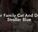 Fur Family Cat And Dog Stroller Blue