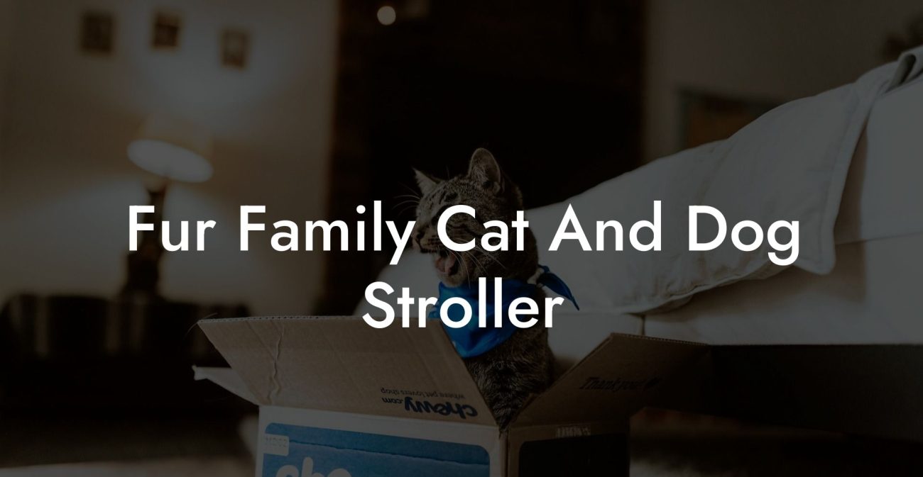 Fur Family Cat And Dog Stroller