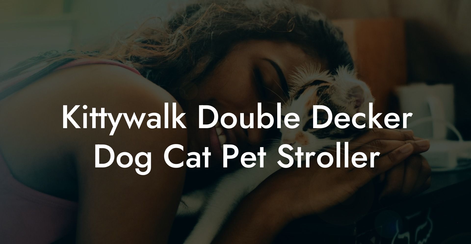 Kittywalk Double Decker Dog Cat Pet Stroller