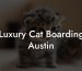 Luxury Cat Boarding Austin