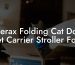 Merax Folding Cat Dog Pet Carrier Stroller Four