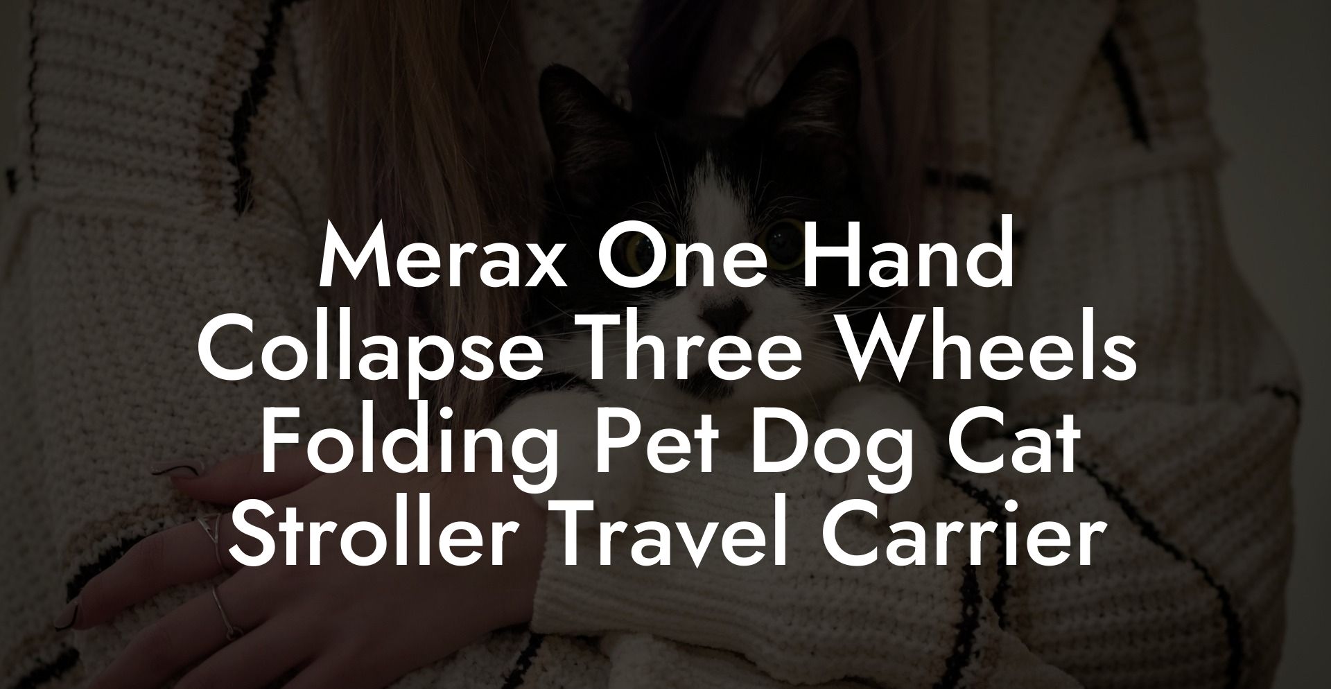Merax One Hand Collapse Three Wheels Folding Pet Dog Cat Stroller Travel Carrier