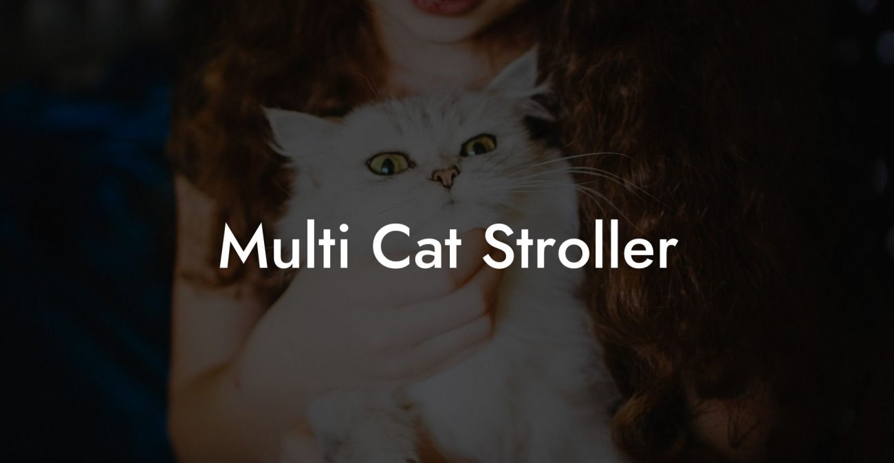 Multi Cat Stroller