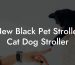 New Black Pet Stroller Cat Dog Stroller