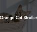 Orange Cat Stroller