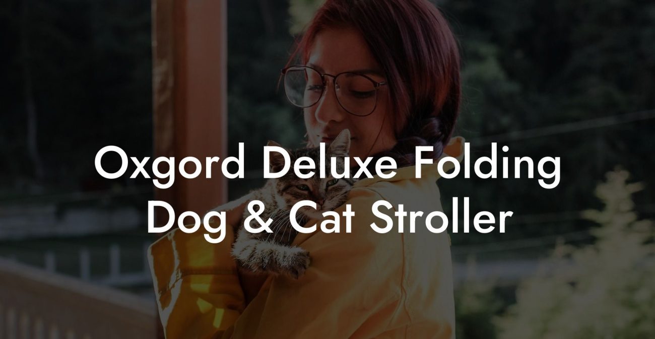 Oxgord Deluxe Folding Dog & Cat Stroller