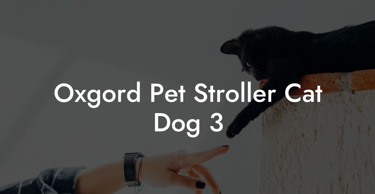 Oxgord Pet Stroller Cat Dog 3