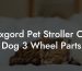 Oxgord Pet Stroller Cat Dog 3 Wheel Parts