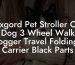 Oxgord Pet Stroller Cat Dog 3 Wheel Walk Jogger Travel Folding Carrier Black Parts