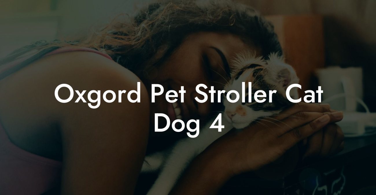 Oxgord Pet Stroller Cat Dog 4