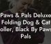 Paws & Pals Deluxe Folding Dog & Cat Stroller, Black By Paws & Pals