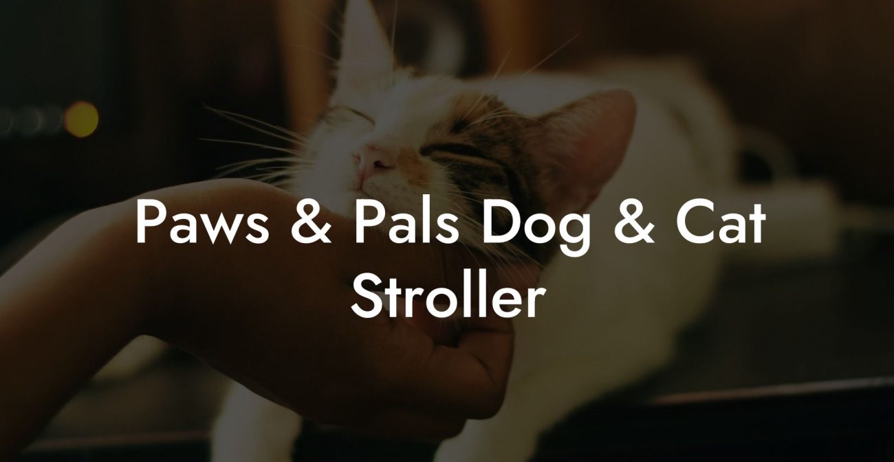 Paws & Pals Dog & Cat Stroller