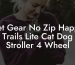 Pet Gear No Zip Happy Trails Lite Cat Dog Stroller 4 Wheel