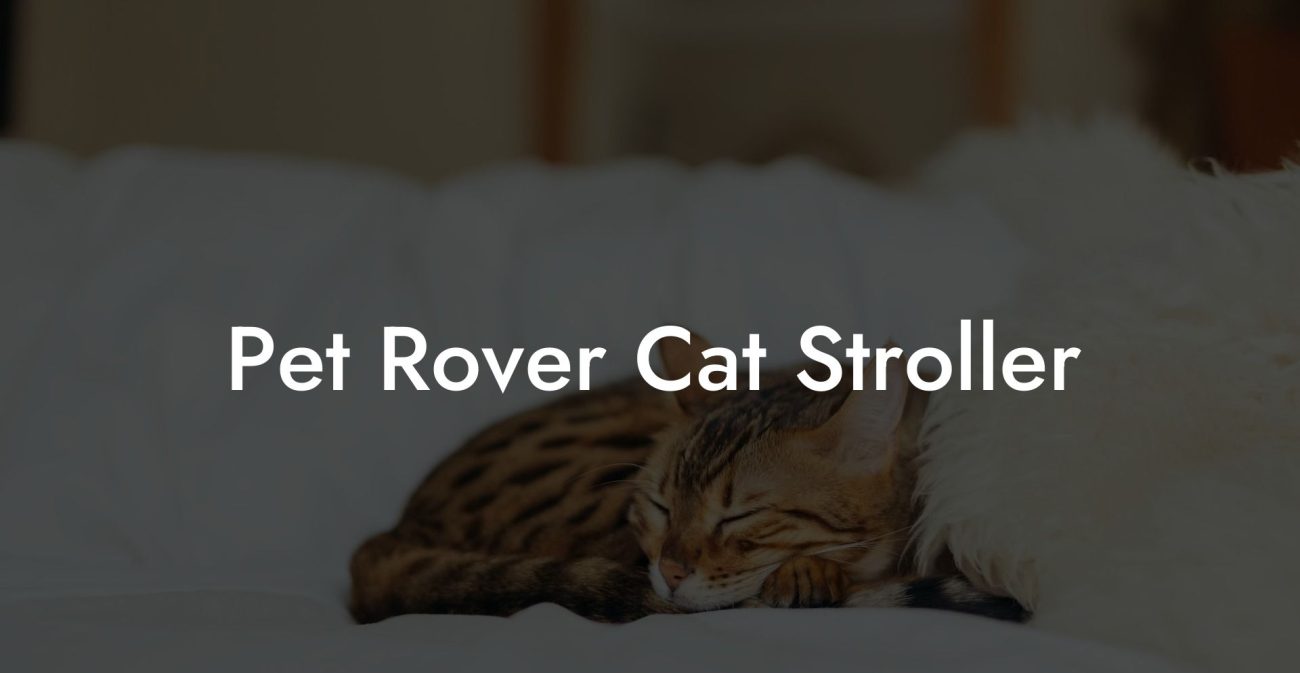 Pet Rover Cat Stroller