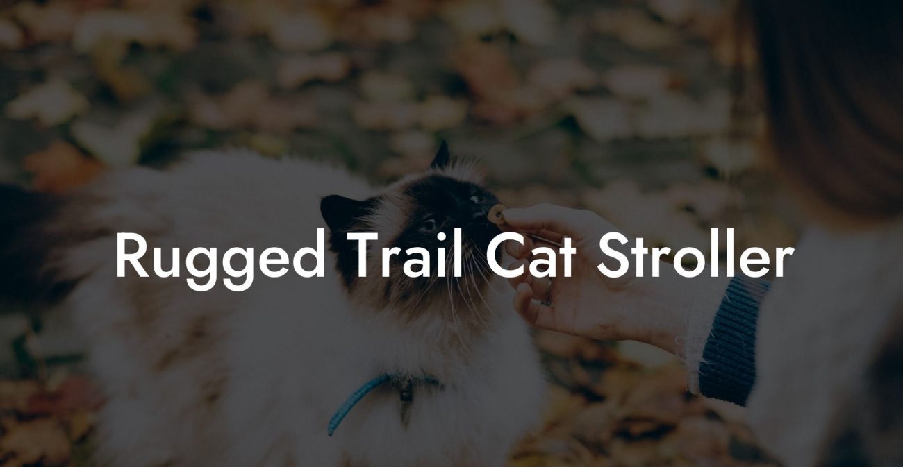 Rugged Trail Cat Stroller