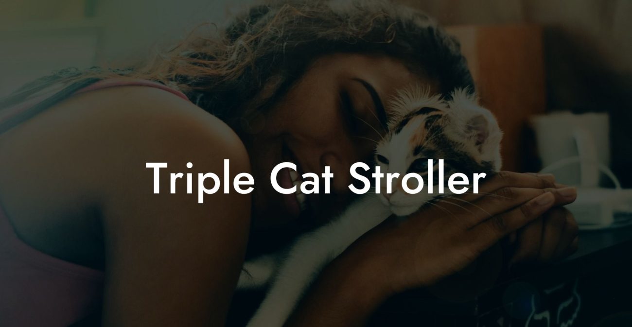 Triple Cat Stroller
