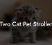 Two Cat Pet Stroller