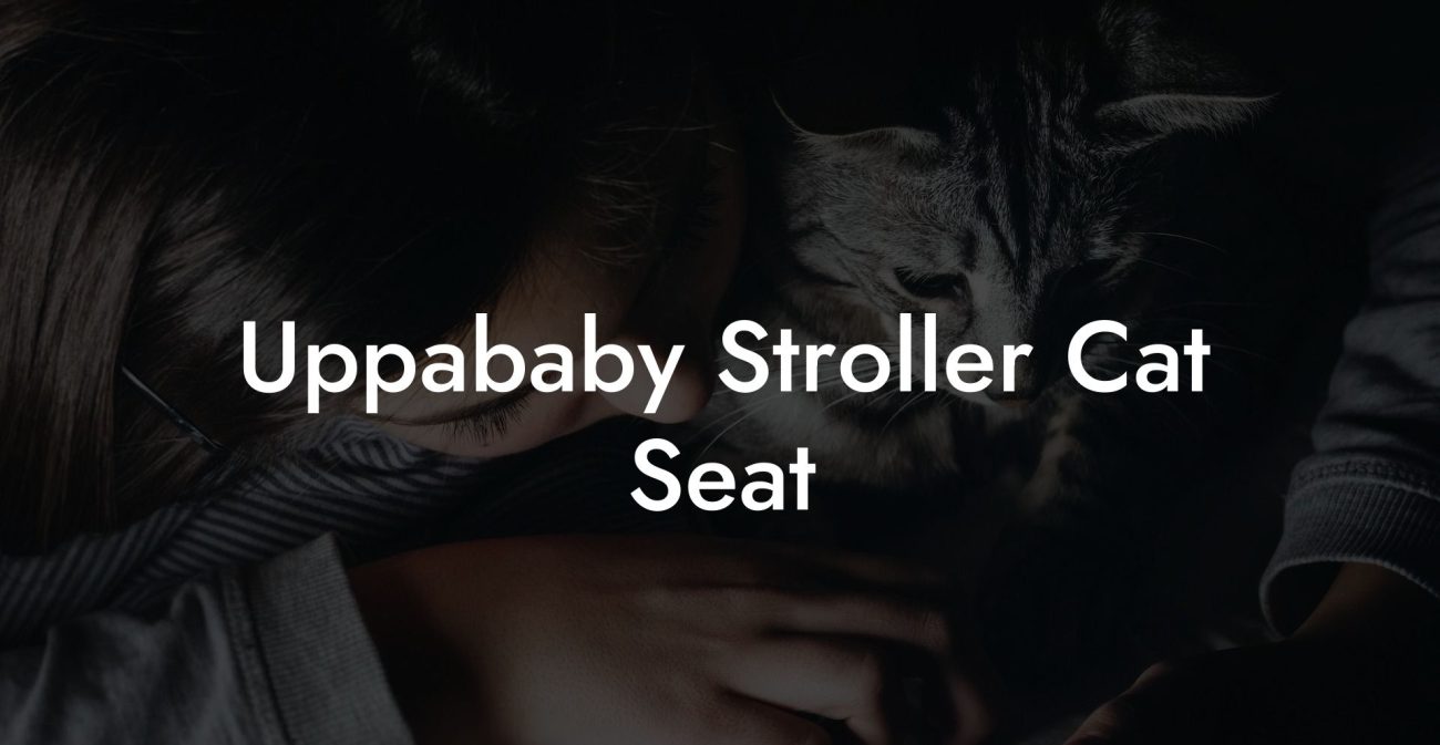 Uppababy Stroller Cat Seat