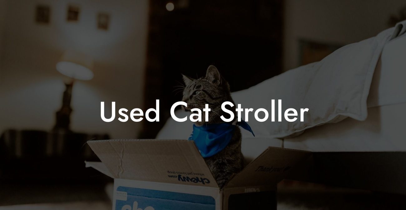 Used Cat Stroller