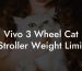 Vivo 3 Wheel Cat Stroller Weight Limit